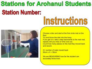 Copy of Stations For Arohanui Students